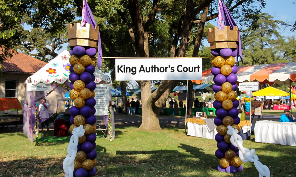 King Authors Court entrance